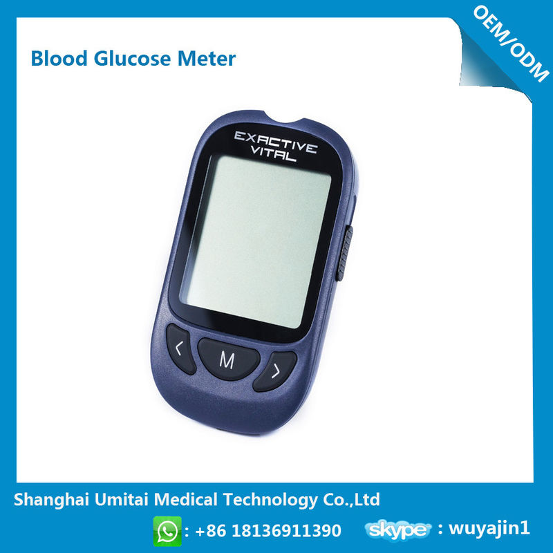 Blood Glucose Monitoring Device With Silver Glucose Test Strips 85 X 52