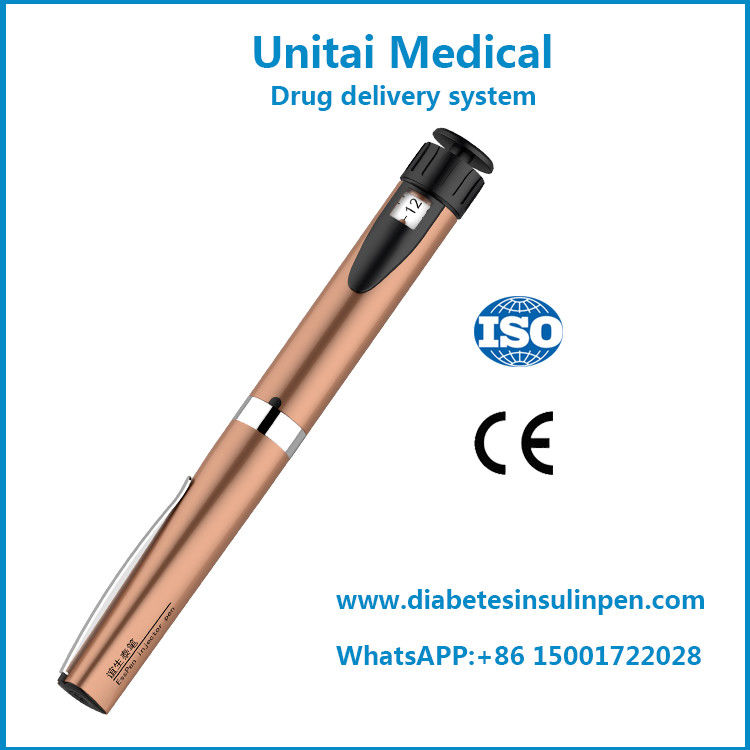 Refillable 3 ml 060U Insulin Syringe Pen Injector for Diabetes
