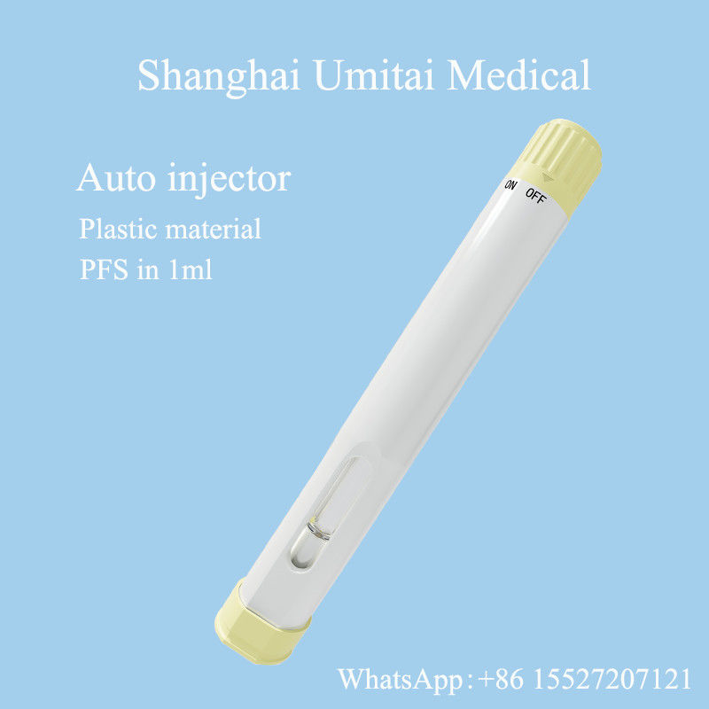 New designed Disposable Auto Injector in 1ml PFS with White Color