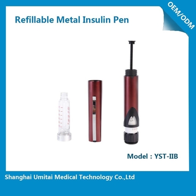 White Insulin Pen with Fine Needle for Diabetes Treatment