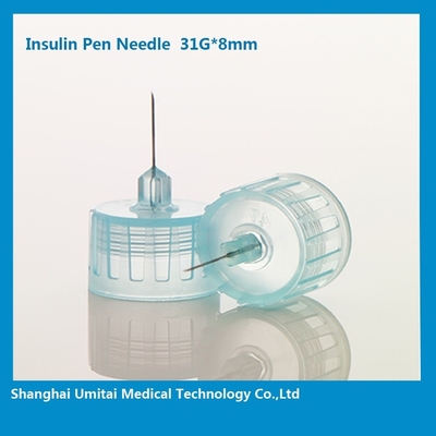 31G*8mm Diabetic Insulin Pen Needles For Novolog Flexpen OEM / ODM Available 