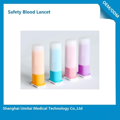 Pressure Activated Disposable Blood Lancets For Diabetes OEM / ODM Available