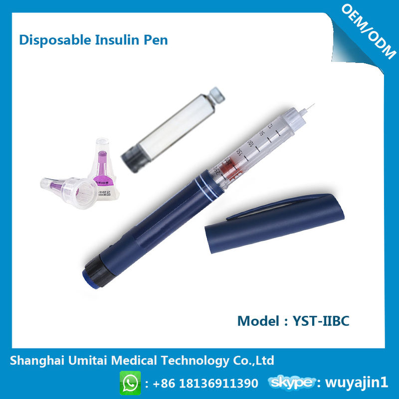 Plastic Disposable Insulin Pens Variable Dose For Subcutaneous Injection